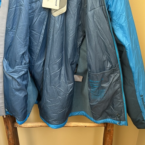 NWT Black Diamond Men's Access Hybrid Jacket Sapphire Blue Size Small - Picture 10 of 14